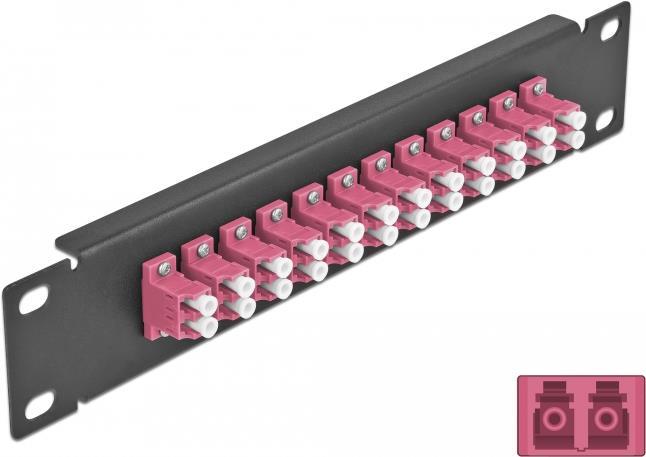 Delock Patch Panel LC Duplex MM X 12 (66769)