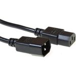 ACT AK5165 0.9m C14-Koppler C13-Koppler Schwarz Stromkabel (AK5165)