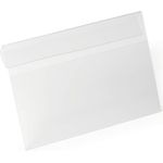 DURABLE Kennzeichnungstasche HARD COVER mit Falz A5 quer, Farbe: transparent, Art. Nr. 116219, 1 PAK (116219)