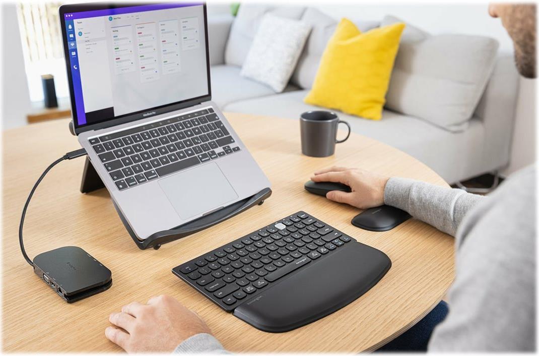Kensington ErgoSoft Wrist Rest for Compact Keyboards Tastatur-Handgelenkauflage Schwarz