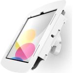 Compulocks iPad 10th-11th (A16) Gen Space Enclosure Bow Tilting Wall Mount White - Befestigungskit (Gehäuse, Kippbare Wandhalterung) (505W209IPDSW)