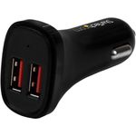 StarTech.com Dual Port USB Car Charger (USB2PCARBKS)
