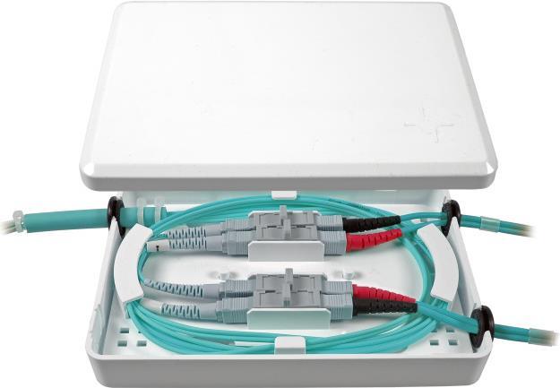 EFB-Elektronik Micro-Spleißbox für 4xSC-Simplex Kupplung und 5 Crimpspleisse Hersteller: EFB Elektronik (53701.1V2)