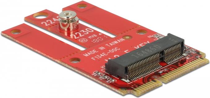 DeLOCK Mini PCIe > M.2 Key E slot (63909)