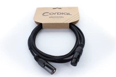 Cordial ED 5 FM XLR Verbindungskabel 5 m Schwarz