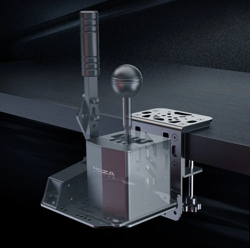 Moza Racing Universal Mounting Plate für Handbremse und Schalter, Schwarz