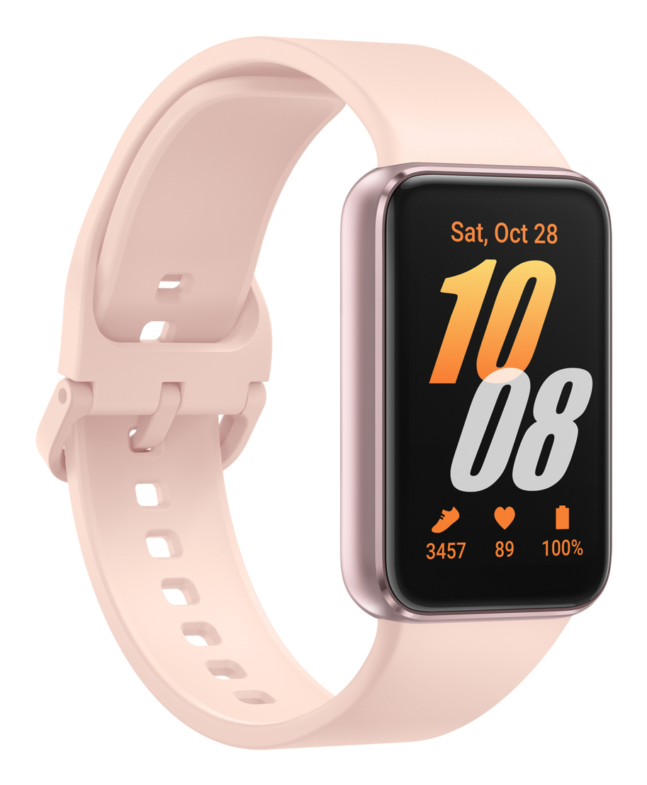 Samsung Galaxy Fit3 1.6" AMOLED Aktivitätsmesser 256 MB Rosa goldfarben