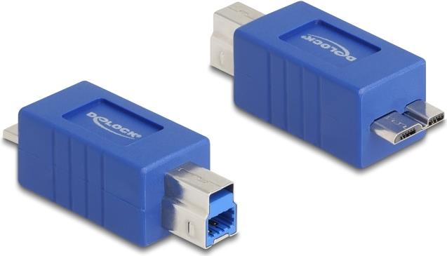 Delock USB 5 Gbps Adapter Typ-B Stecker zu Micro-B gekreuzt (67215)