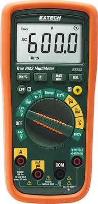 Extech EX355 Hand-Multimeter digital CAT III 600 V Anzeige (Counts): 6000 (EX355)