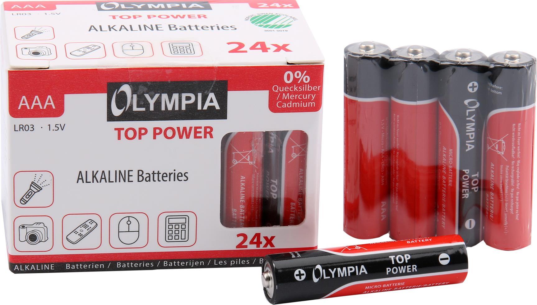 Olympia 40180 Haushaltsbatterie AAA Alkali (40180)