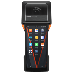 SUNMI V2s PLUS, 2D, GPS, USB-C, BT, WLAN, 4G, NFC, Android, Kit, GMS Mobiles Datenerfassungsgerät, Bondrucker, 2D, Imager, Bildschirmdiagonale: 15,7 cm (6,2''), 1520x720 Pixel, GPS, micro SD-Slot, Lautsprecher, Kamera (13 MP), Front-Kamera (2 MP), USB-C, Bluetooth, WLAN (802.11ac), 4G, NFC, ARM Octa core, 2,0 GHz, RAM: 3GB, Flash: 32 GB, Android (11), inkl.: Kabel (USB-C), USB-Aufladegerät, UK, Google Mobile Services, Akku, 3500 mAh (P06054018)