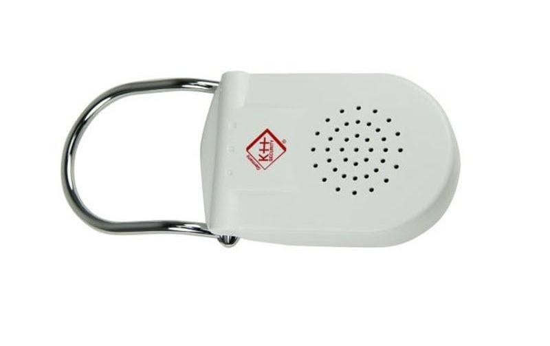 KH Security KH 100183 Elektronischer Türgriff-Alarm 113 dB 9 V Weiß