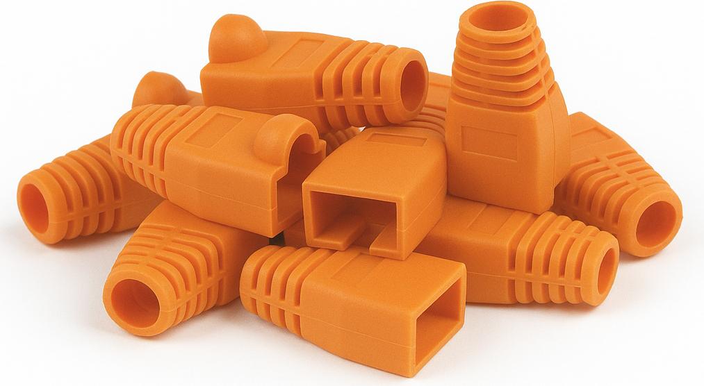 DSIT DANICOM RJ45 Tule Orange - 10 Stück (DC-RJ45-BOOT-ORANGE-10PCE)
