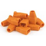 DSIT DANICOM RJ45 Tule Orange - 10 Stück (DC-RJ45-BOOT-ORANGE-10PCE)