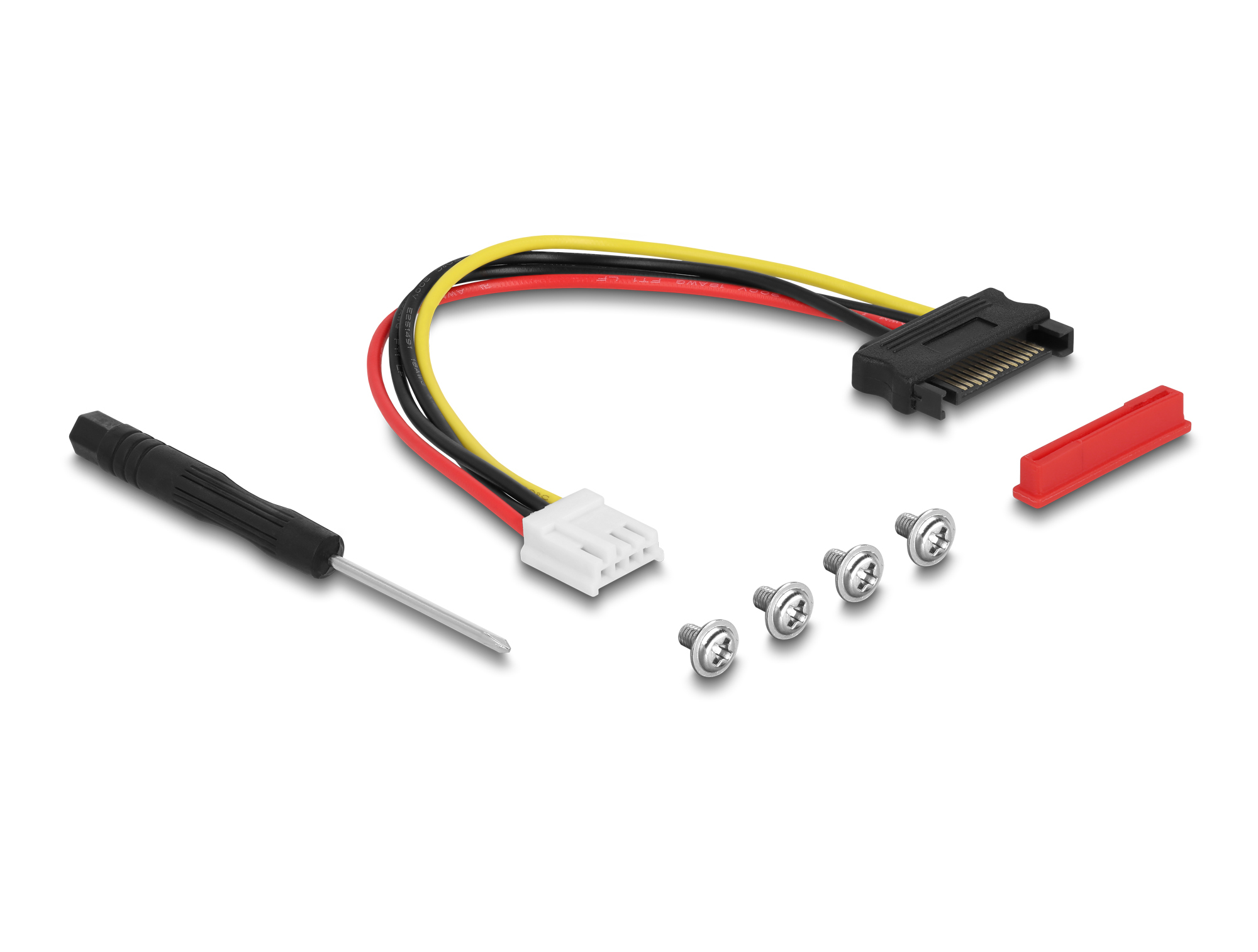 Delock M.2 Key M zu U.2 SFF-8639 NVMe Adapter mit 20 cm Kabel Schwarz