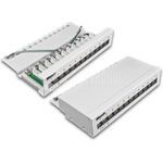 Wirewin 12-Port KAT6 Desktoppanel, geschirmt, LSA+ Patch Panele (DVP-TRIO-K6 12)