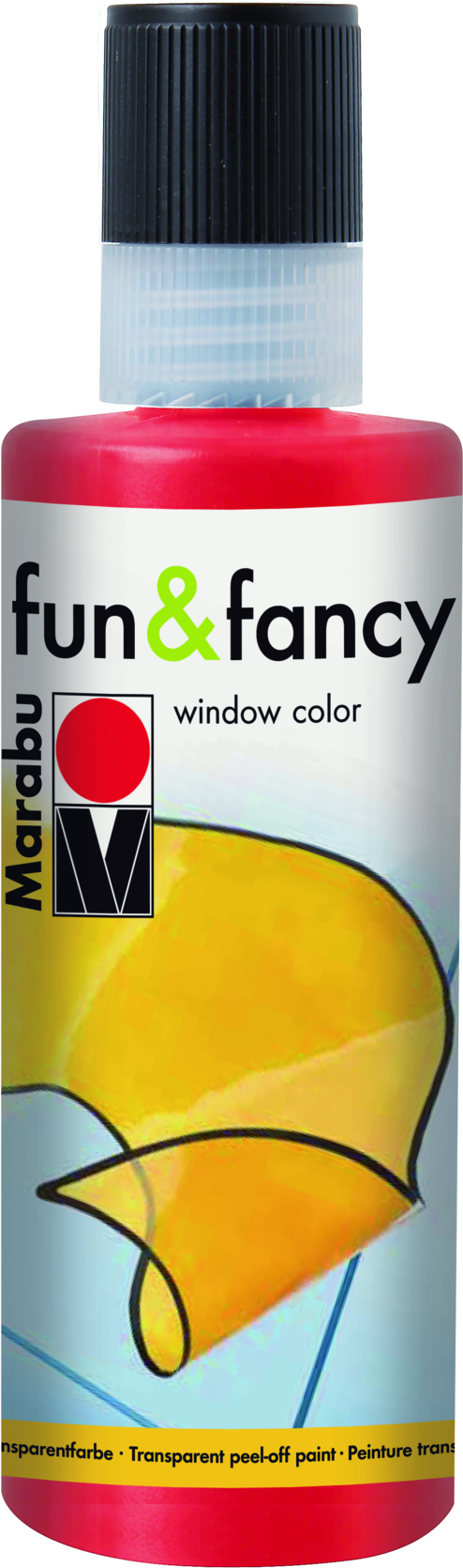 Marabu Window Color fun & fancy Glasfarbe 80 ml Kirschrot