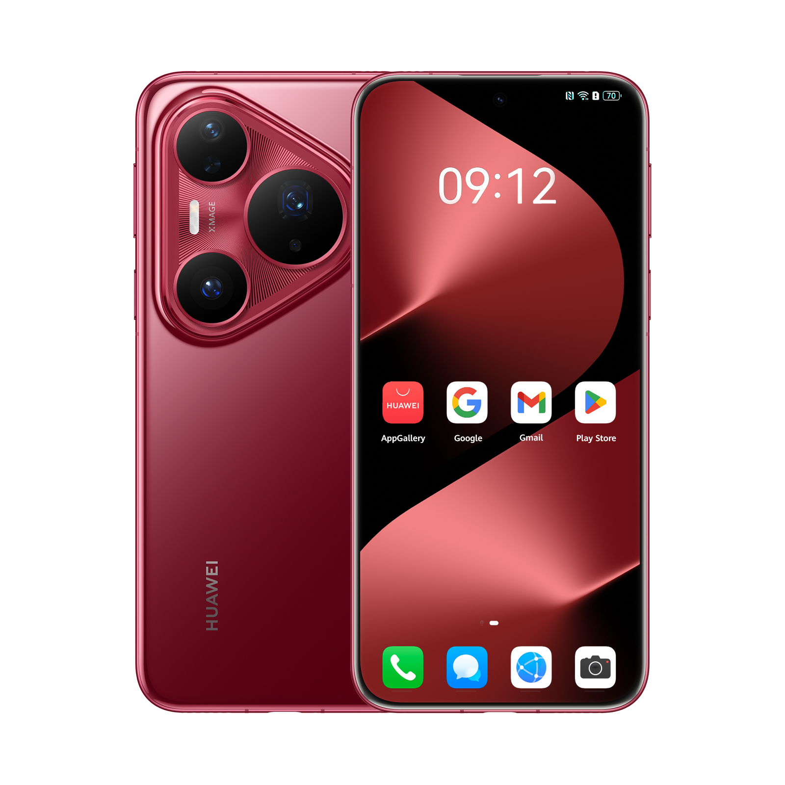 Huawei Pura 80 Pro Smartphone 512 GB 12 GB RAM 6,8" OLED 50 MP Glazed Red