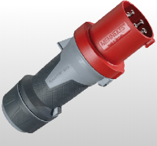 MENNEKES CEE-Stecker 5x63A 13112 PowerTOP Xtra 6h 400V gummiert IP44 13112 (13112)