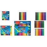 Maped Dreikant-Buntstift COLOR'PEPS INFINITY, 12er Etui hält 10x länger als normale Buntstifte, 100% Buntstift - 1 Stück (861602)