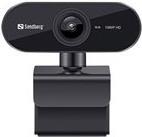 Sandberg USB Webcam Flex - Web-Kamera - Farbe - 2 MP - 1920 x 1080 - 1080p - feste Brennweite - Audio - USB 2.0