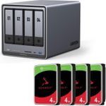 Ugreen NASync DXP4800 Plus + SEAGATE Festplatte 16 TB (4 x 4 TB) (35261& 4x ST4000VN006)
