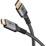 Goobay DisplayPort-auf-HDMI-Kabel - 8K/60 Hz (78964)