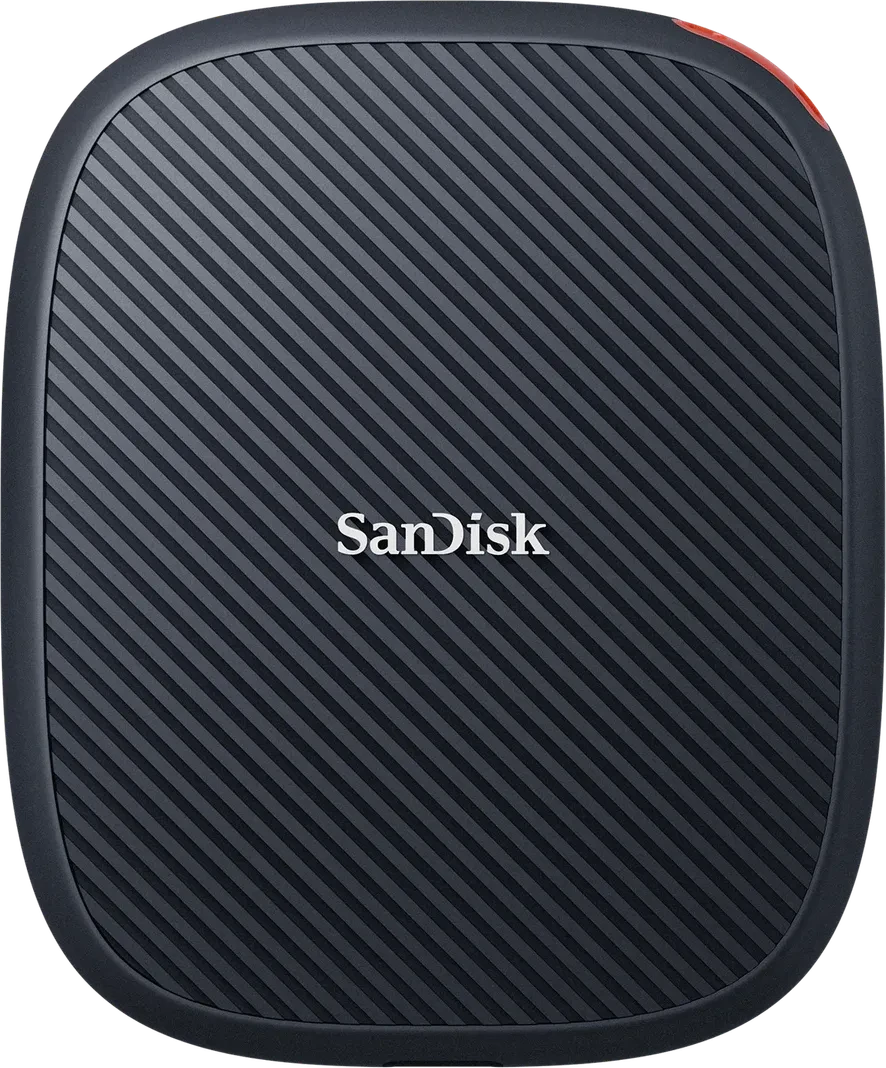 SanDisk SDSSDE62M-2T00-G25 Externe SSD 2 TB USB-C bis 1000 MB/s Schwarz IP65