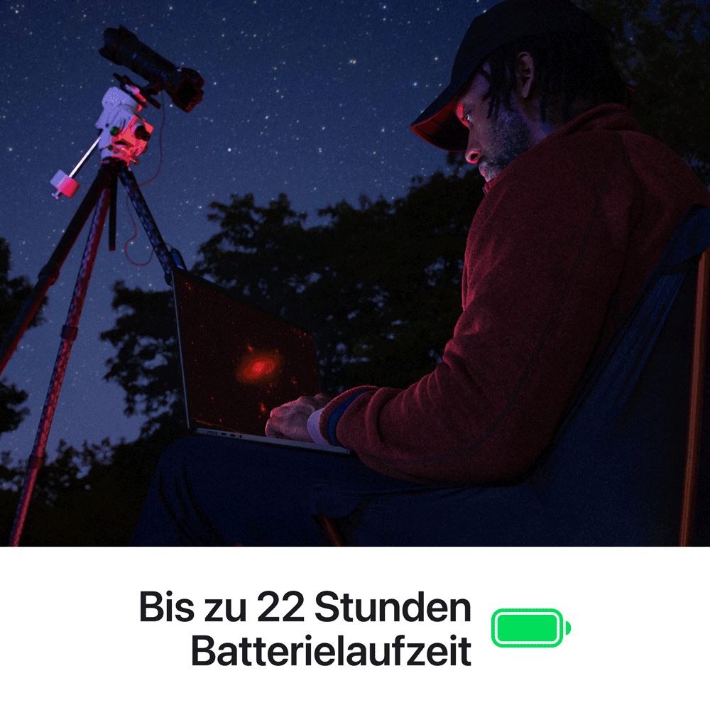 Apple 16'' MacBook Pro: Apple M5 Max Chip mit 18‑core CPU und 32‑core GPU, 36GB, 2TB SSD - Silber