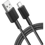 Anker 322 USB Kabel 1,8 m USB A USB C Schwarz (A81H6G11)
