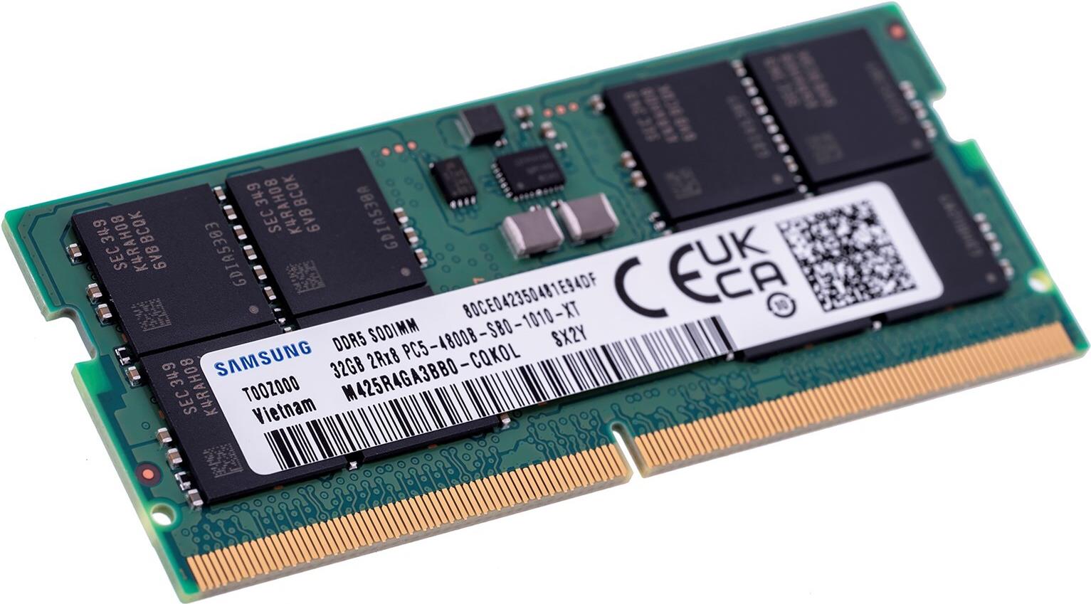 Samsung DDR5 Modul 32GB SO DIMM 262-PIN 4800 MHz / PC5-38400