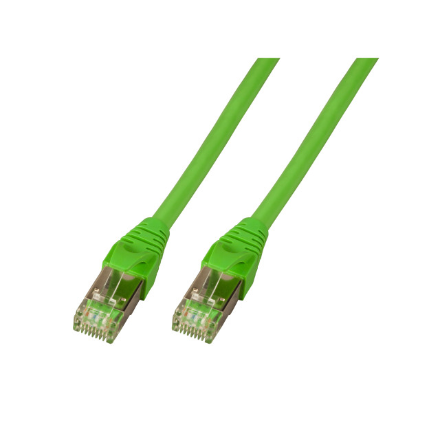 EFB-Elektronik RJ45 Patchkabel Cat.5e SF/UTP 2 m PUR Grün RAL 6018