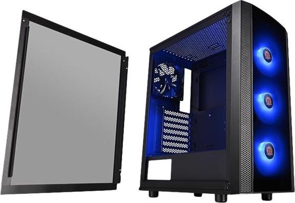 Thermaltake Versa J25 TG RGB Midi Tower ATX Schwarz