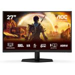 AOC Gaming C27G42E - 27 Zoll Full HD Curved Monitor, 180 Hz, 1 ms, FreeSync Premium (1920x1080, 1x HDMI 2.0, 1x DisplayPort 1.4) [Energieklasse E] (C27G42E)