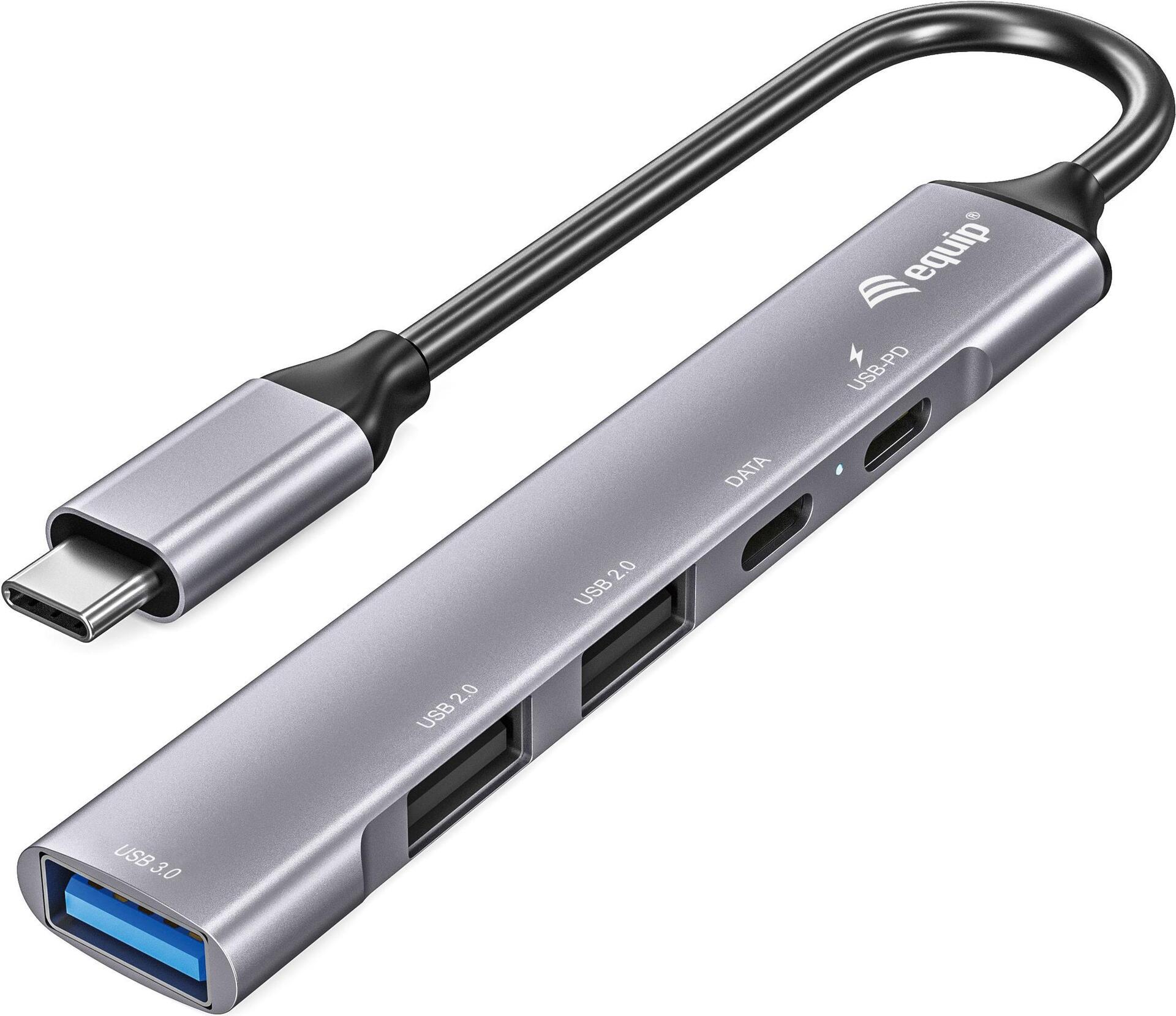 Equip 5-Port USB 3.0/2.0 Hub mit USB-C 100W USB PD (128962)