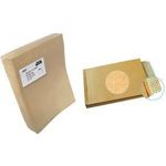 GPV Faltenversandtaschen, 340 x 465 mm, ohne Fenster braun, Gewicht: 120 g, mit Seitenfalten und Klotzboden, - 1 Stück (5005)