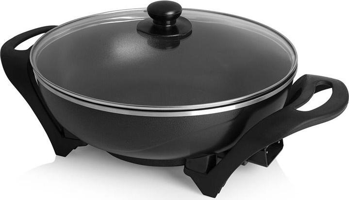 Tristar PZ-9130 Elektrischer Wok 4,5 l 240 °C Edelstahl Schwarz