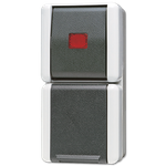JUNG 876KOW Elektroschalter Rocker switch Schwarz (876KOW)