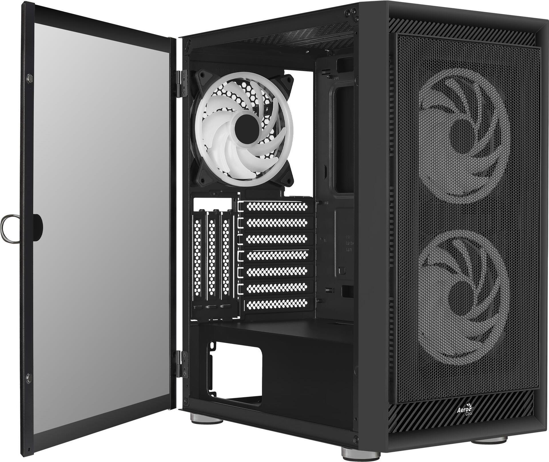 AeroCool Graphite V3 Mid Tower Schwarz