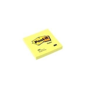 3M Post-it Notes Haftnotizen, 76 x 76 mm, gelb 100 Blatt-Block (654)