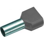 Cimco Zwillings-Aderendhülse 0.75 mm² 10 mm Teilisoliert Blau 18 2404 100 St. (18 2404)
