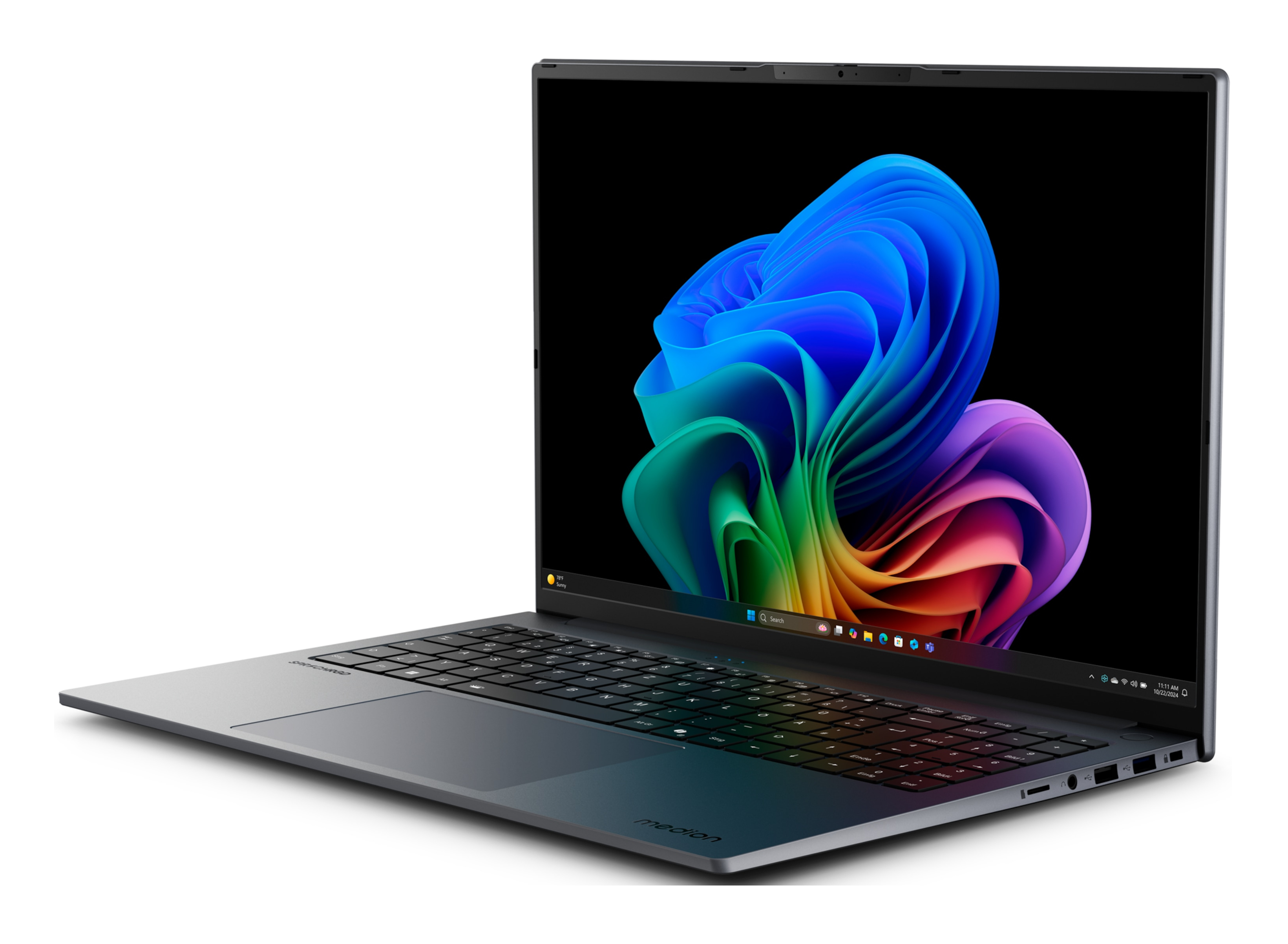 Medion SPRCHRGD 16 S1 OLED 16" Intel Core Ultra 7 258V 32 GB RAM 1 TB SSD Grau