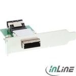 SAS Slotblech, ext. SFF8088 auf int. SFF8087, inkl. Low Profile Slotblech (27650)