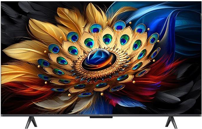 TCL 43C655 (43 Zoll 4K QLED TV mit Google TV und Game Master 3.0, 144Hz Motion Clarity Pro, Sprachassistent) [Energieklasse F] (43C655)