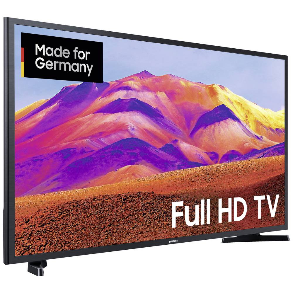 Samsung Full HD T5379CD LED-TV 80 cm 81,30cm (32")  DVB-C, DVB-S2, DVB-T2, CI+, Full HD, Smart TV, WLAN Nachtschwarz [En