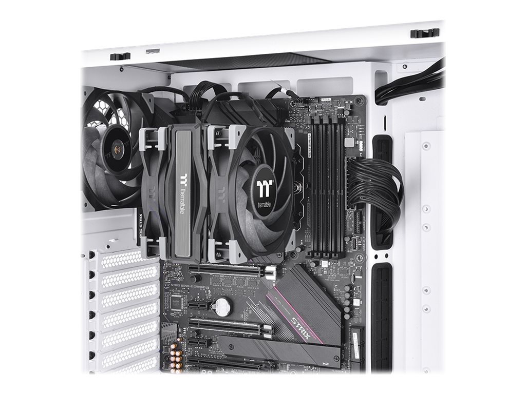 Thermaltake TOUGHAIR 510 Prozessor-Luftkühler 2x 120 mm Schwarz/Silber