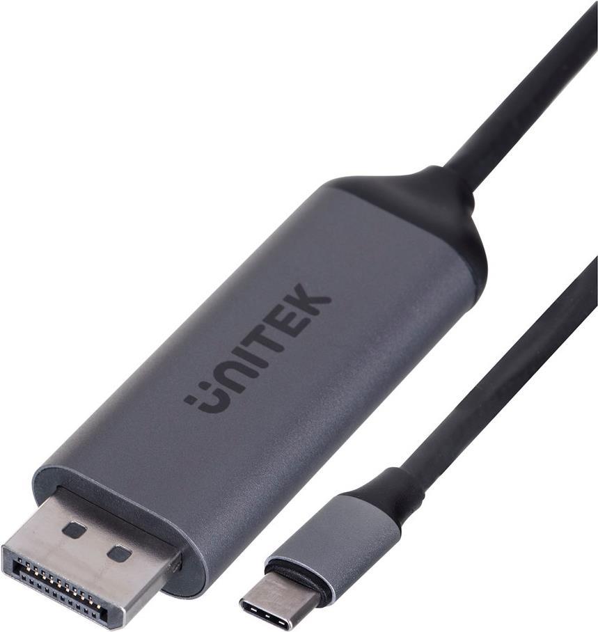 UNITEK ADAPTER USB-C, DISPLAYPORT 1.4, 8K@60HZ, 1,8M, V1423C (V1423C)