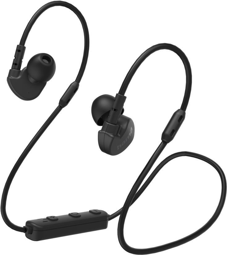 Hama Freedom Athletics Kopfhörer Kabellos im Ohr Anrufe/Musik Bluetooth Schwarz (00184118)