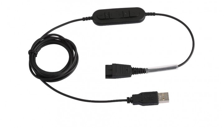 Plusonic USB A auf QD Kabel 100-002-USB Schwarz