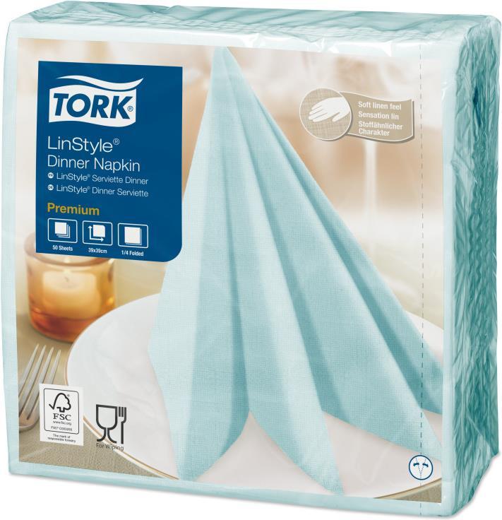 Tork 478880 Papierserviette Aqua-Farbe 50 Stück(e) (478880)